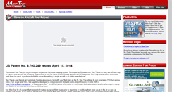 Desktop Screenshot of maxtrax.globalair.com